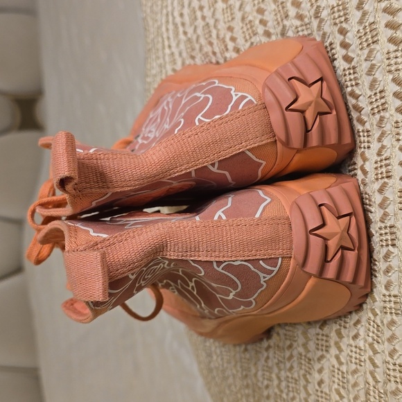 Converse Natasha Pink Floral High-Top Sneakers - Picture 5 of 15